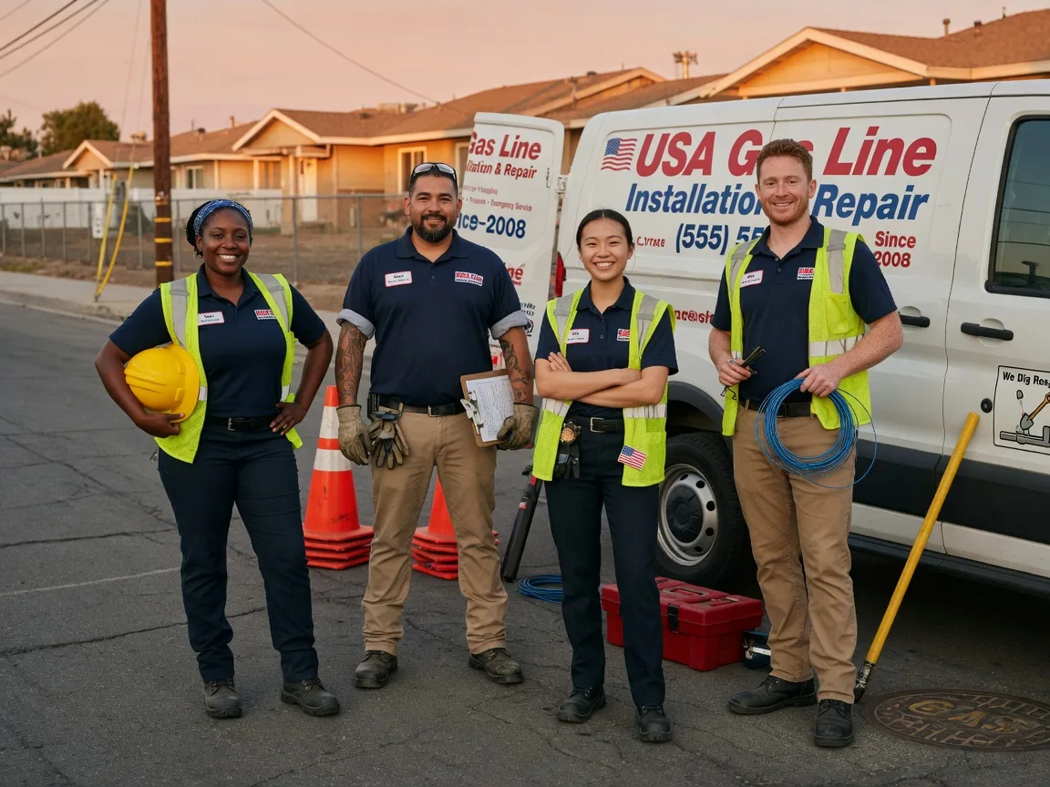 Gas Line Installation company in La Harpe, IL